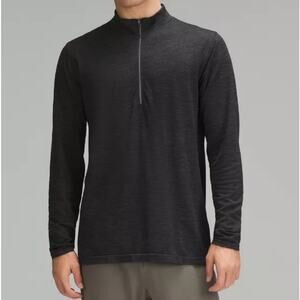 XL NWT Lululemon Metal Vent Tech Midweight Half Zip Graphite Gray Black Pullover